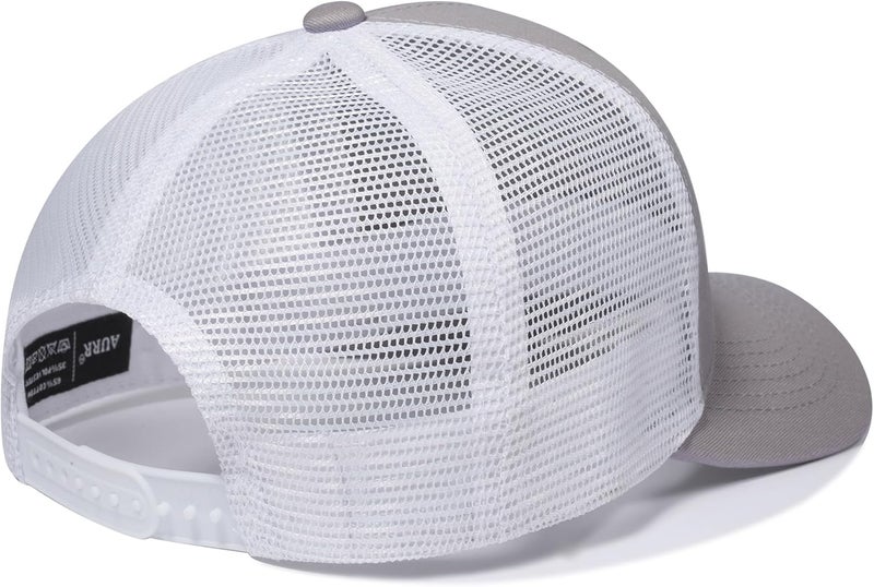 AURR American Flag Trucker Hat, Patriotic Baseball Cap for Men & Women, Breathable Mesh Adjustable Snapback, USA Flag Patch - Image 5
